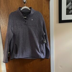 Eddie Bauer Purple Crewneck Sweater Soft and Stylish